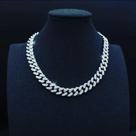 ISLANDERS HOT ICED OUT Cuban Link Chain - Picture 2 of 4